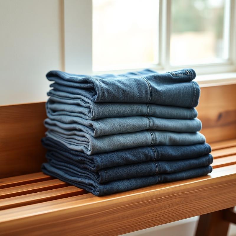 Product photo — Denim that survives a whole day of mom-ing