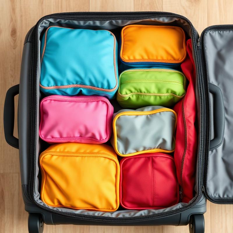 Product photo — Kids' packing cubes (game changer)